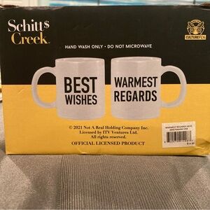 Schitt's Creek Best Wishes Warmest Regards Mug